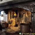 Marksburg - Huge fireplace where a deer could be grilled whole